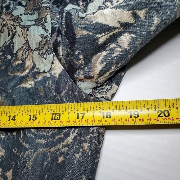 Lafayette 148 Multicolored Blazer Black Green Metallic Bronze Size 4 - Picture 10 of 12